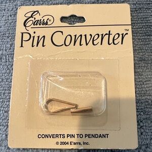 New E’arrs Gold Tone Pin Converter
